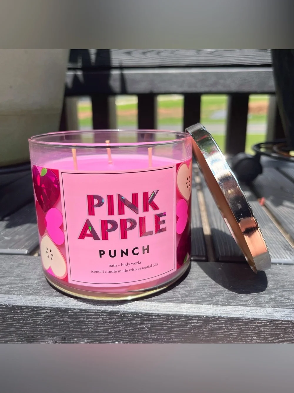 Bath and Body Works Pink Apple Punch Candle